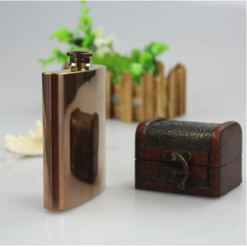 stainless steel hip flask set