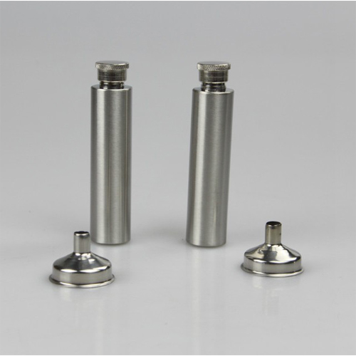 stainless steel hip flask set