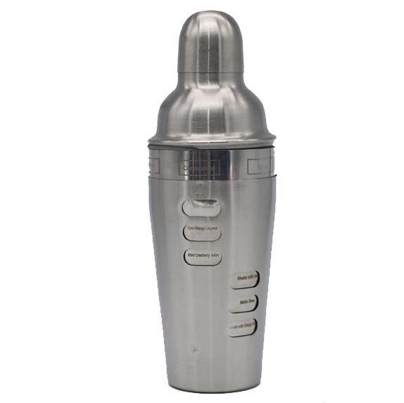 stainless steel cocktail shaker