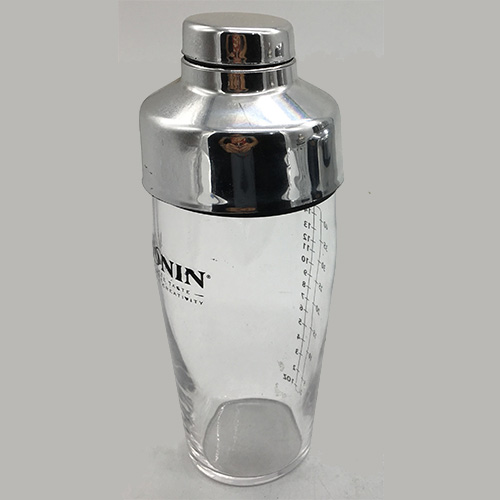 stainless steel glass cocktail shaker