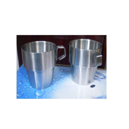 stainless steel mug